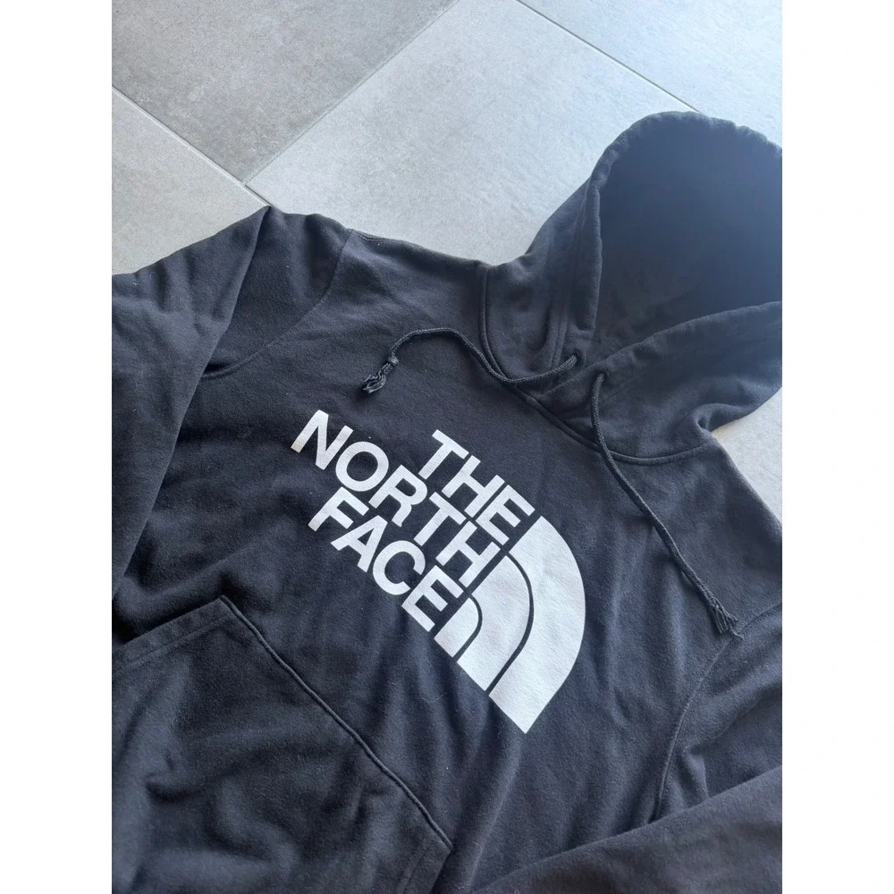 The North Face Mens Half Dome Logo Pullover Hoodie Black Medium NF0A4M4B